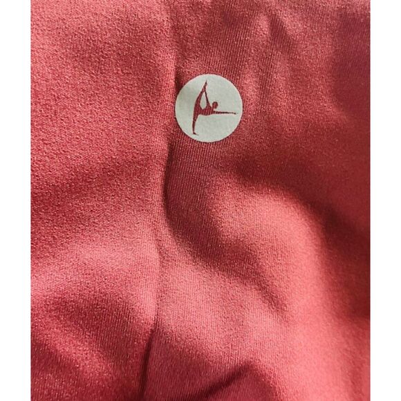 90 Degree by Reflex High-Rise Ankle-Length Activewear Leggings-Terracotta Color - Picture 4 of 7